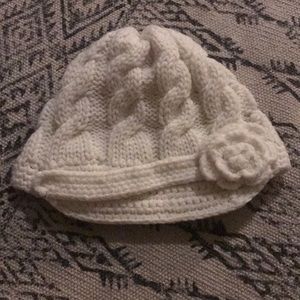 Cream beanie